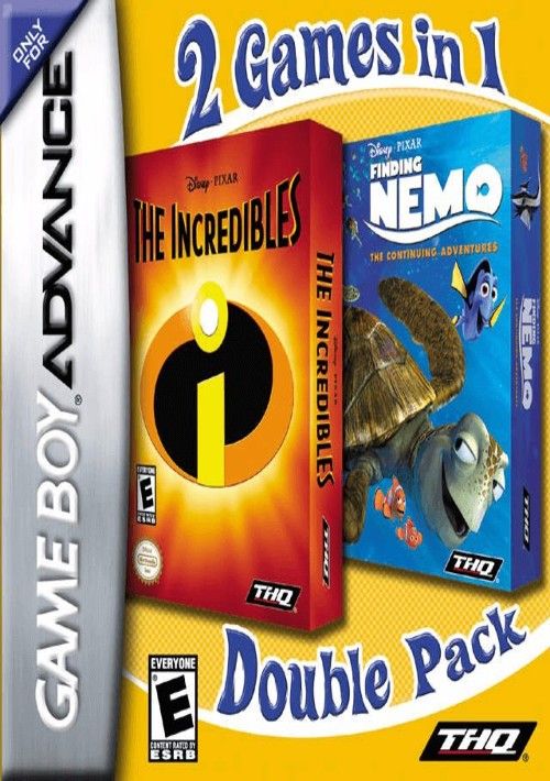 2 Games in 1: Finding Nemo - The Continuing Adventures + The Incredibles game thumb