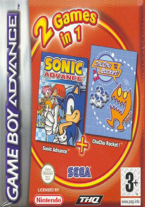 2 In 1 - Sonic Advance & Chuuchu Rocket (J) game thumb