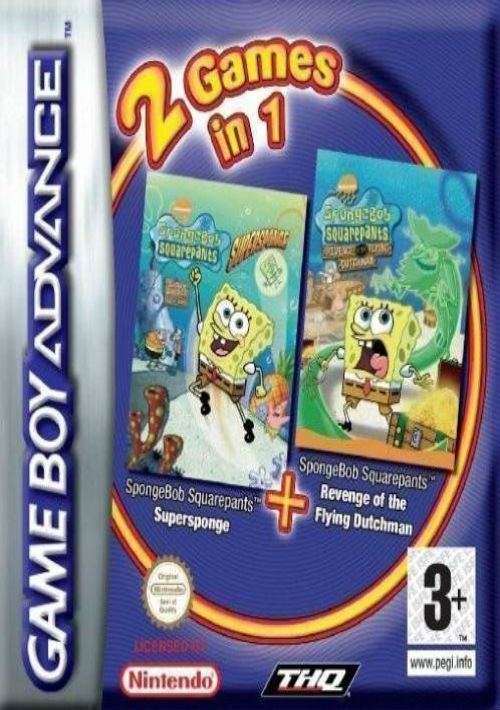 2 In 1 - SpongeBob SquarePants - SuperSponge & Les Razmoket Rencontrent Les Delajungle (E) game thumb