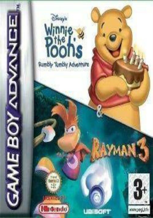 2 In 1 - Winnie The Pooh's Rumbly Tumbly Adventure & Rayman 3 (E) game thumb