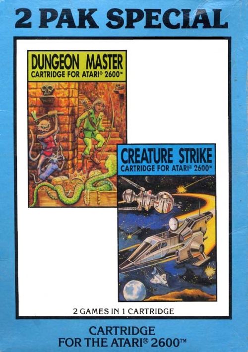  2 Pak Special Blue - Dungeon Master,Creature Strike (1992) (PAL) game thumb