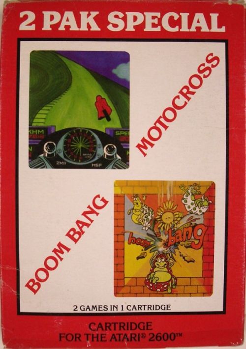 2 Pak Special Red - Motocross,Boom Bang (1990) (PAL) game thumb