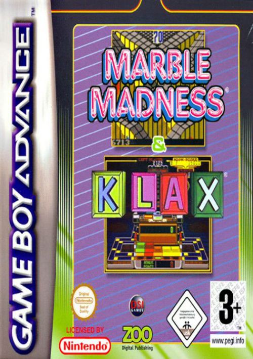 2 In 1 - Marble Madness & Klax (sUppLeX) game thumb