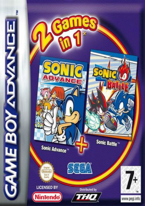 2 In 1 - Sonic Advance & Sonic Battle (sUppLeX) (EU) game thumb