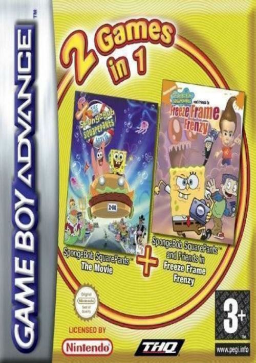 2 IN 1 - THE SPONGEBOB SQUAREPANTS MOVIE & FREEZE FRAME FRENZY (SIR VG) (EU) game thumb