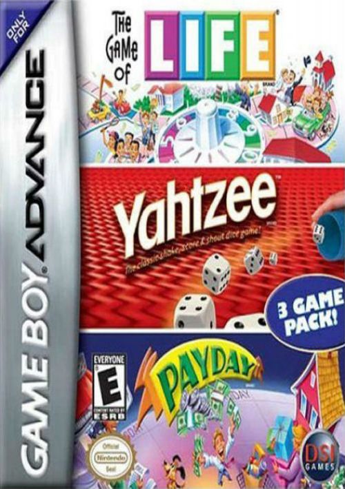 3 In 1 - Life Yahtzee Payday GBA game thumb