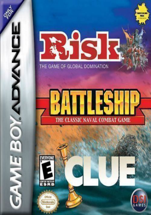 3 In 1 - Risk BattleShip Clue game thumb