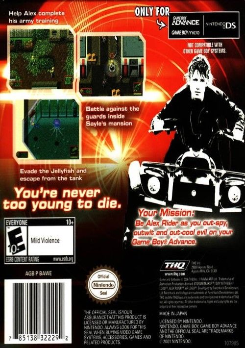 Alex Rider - Stormbreaker (E)(Sir VG) game thumb