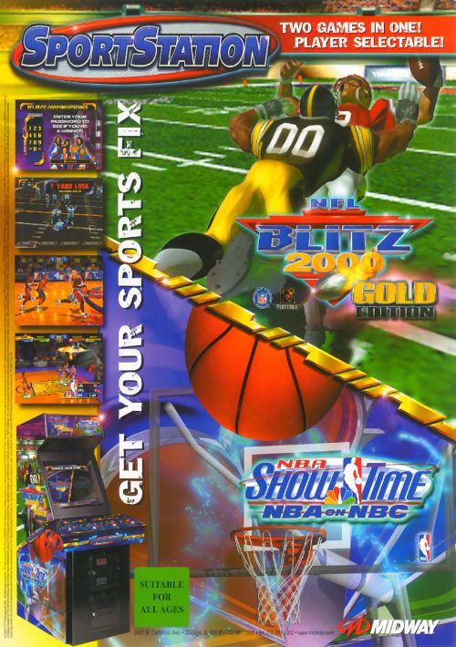 NFL Blitz 2000 Gold Edition (ver 1.2, Sep 22 1999) game thumb