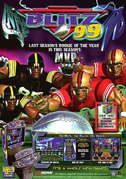 NFL Blitz '99 (ver 1.30, Sep 22 1998) game thumb