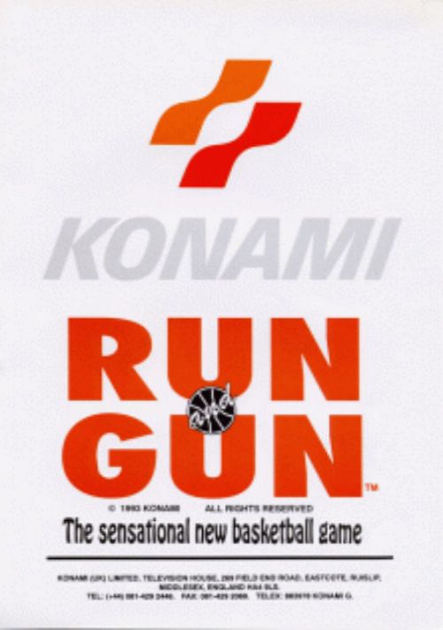 Run and Gun (ver EAA 1993 10.8) game thumb