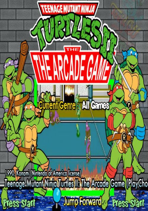 Teenage Mutant Ninja Turtles (Oceania 2 Players) game thumb