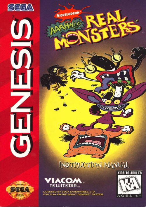 Aaahh!!! Real Monsters (Europe) game thumb