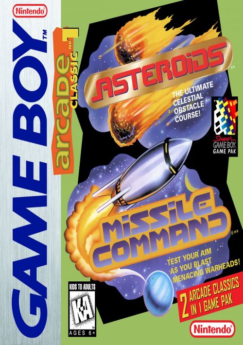 Asteroids & Missile Command game thumb