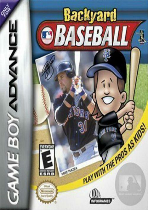 Backyard Baseball GBA game thumb