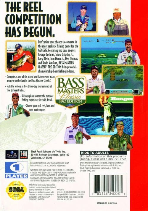 Bass Masters Classic Pro Edition game thumb