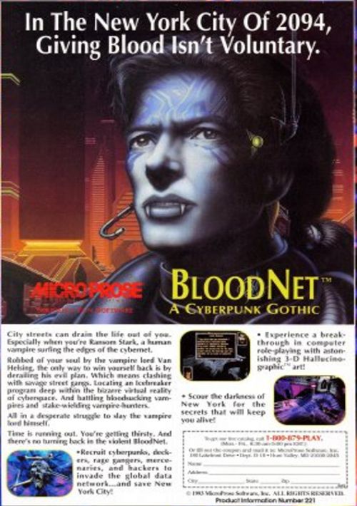 BloodNet - A Cyberpunk Gothic_Disk7 game thumb