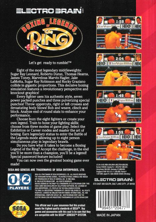 Boxing Legends Of The Ring game thumb