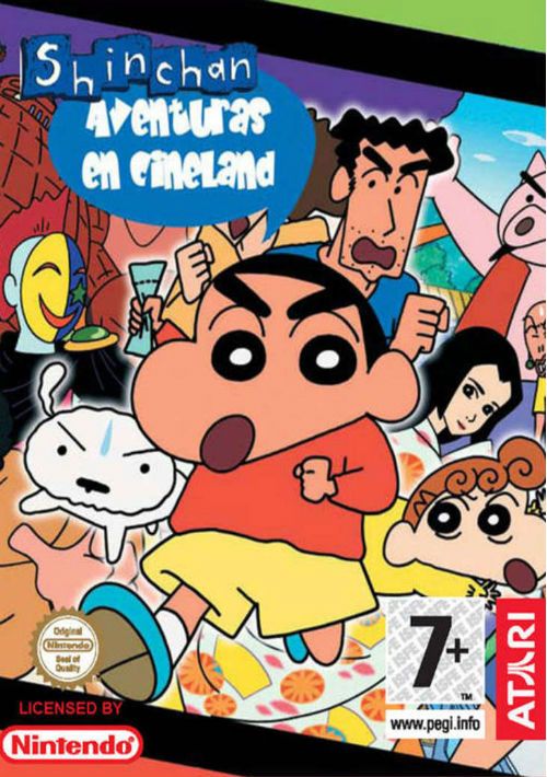 Crayon Shin-Chan - Arashi No Yobu Cinema-Land No Daibouken! (TrashMan) (J) game thumb