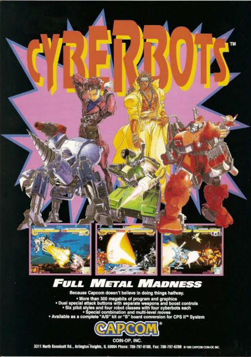 Cyberbots - Fullmetal Madnes (USA) (Clone) game thumb