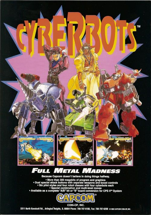 Cyberbots - Fullmetal Madness (Euro 950424) game thumb