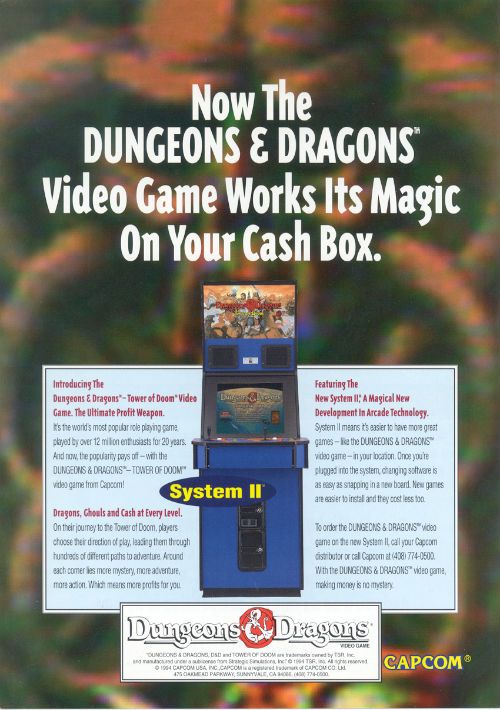 Dungeons & Dragons - Tower of Doom (USA 940125) game thumb