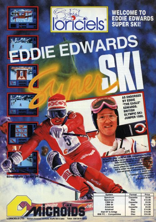 Eddie Edwards Super Ski game thumb