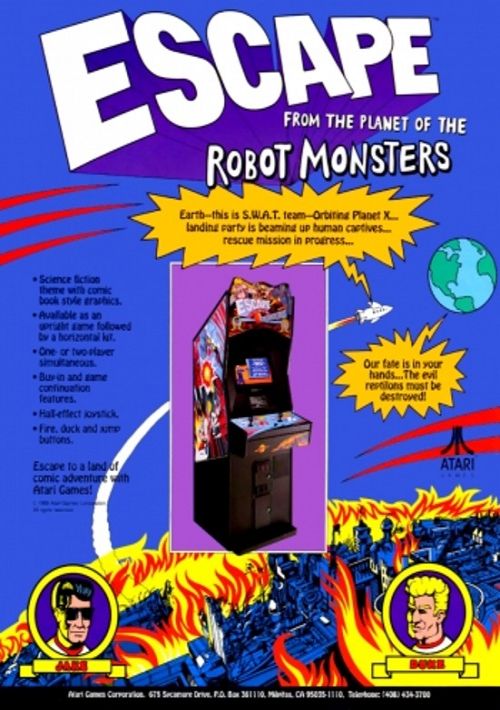 Escape from the Planet of the Robot Monsters game thumb