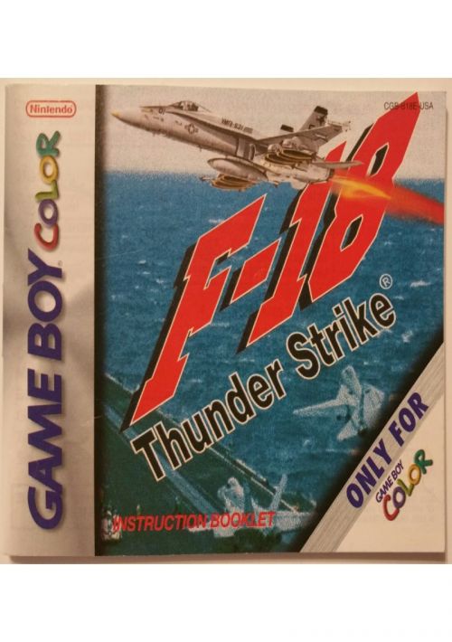 F-18 Thunder Strike game thumb