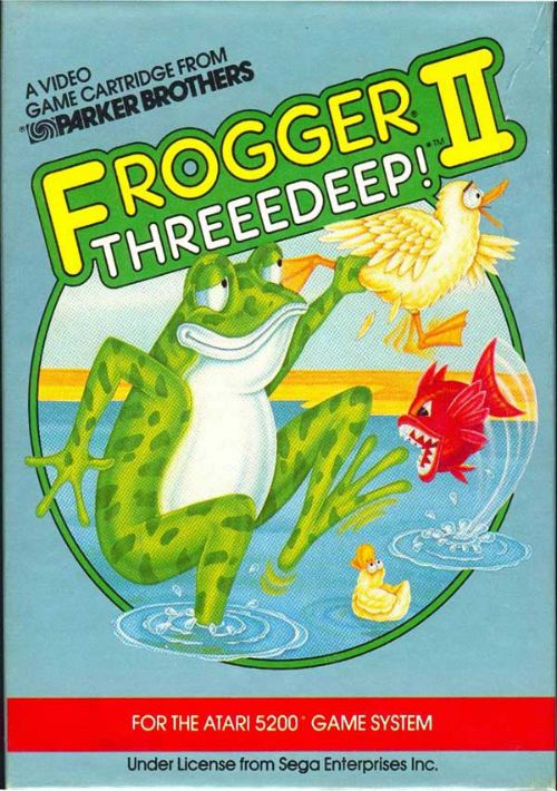 Frogger 2 - Threedeep! (1984) (Parker Bros) game thumb