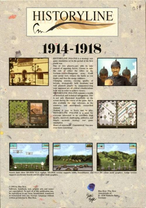 Historyline 1914-1918_Disk3 game thumb