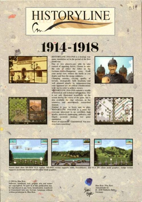 Historyline 1914-1918_Disk7 game thumb