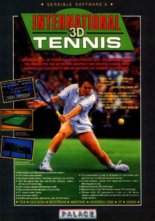  International 3D Tennis game thumb