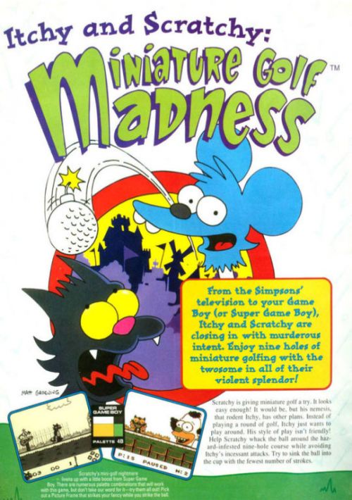 Itchy & Scratchy - Miniature Golf Madness game thumb