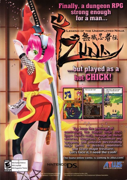 Izuna - The Legend of the Ninja (E)(GRN) game thumb