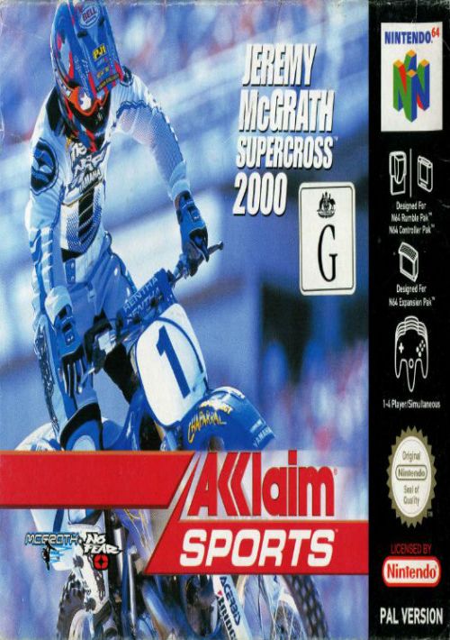 Jeremy McGrath Supercross 2000 game thumb