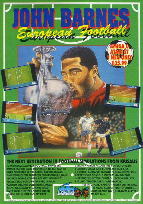 John Barnes European Football game thumb