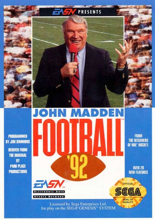 John Madden Football 92 game thumb