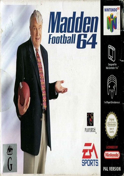 Madden Football 64 game thumb