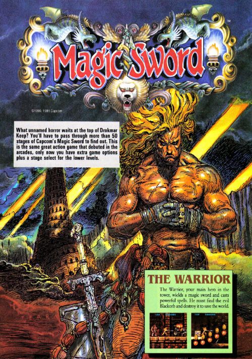 Magic Sword - Heroic Fantasy (USA) (Clone) game thumb