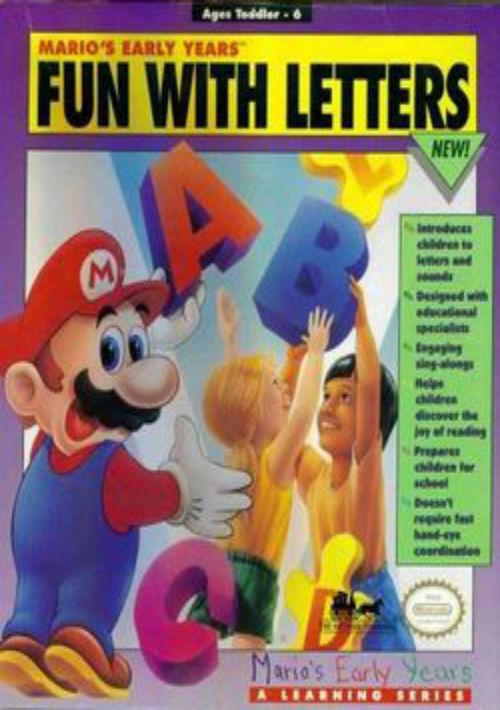 Mario's Early Years - Fun With Letters game thumb