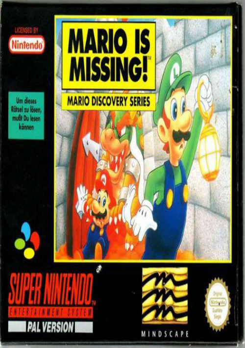 Mario Is Missing (G) game thumb