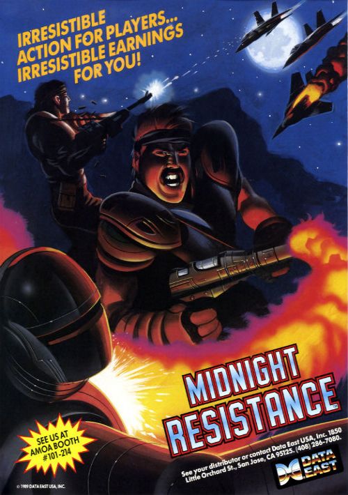 Midnight Resistance (World) game thumb