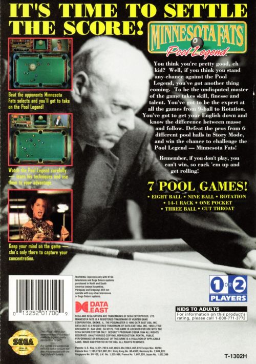 Minnesota Fats Pool Legend (4) game thumb