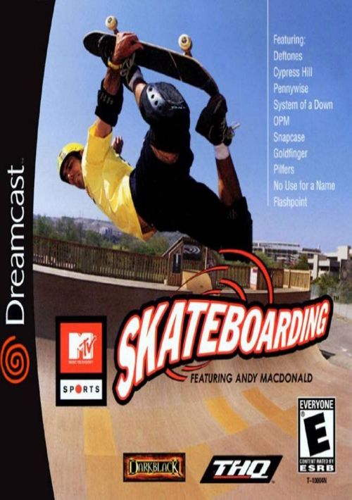 MTV Sports - Skateboarding Featuring Andy MacDonald game thumb