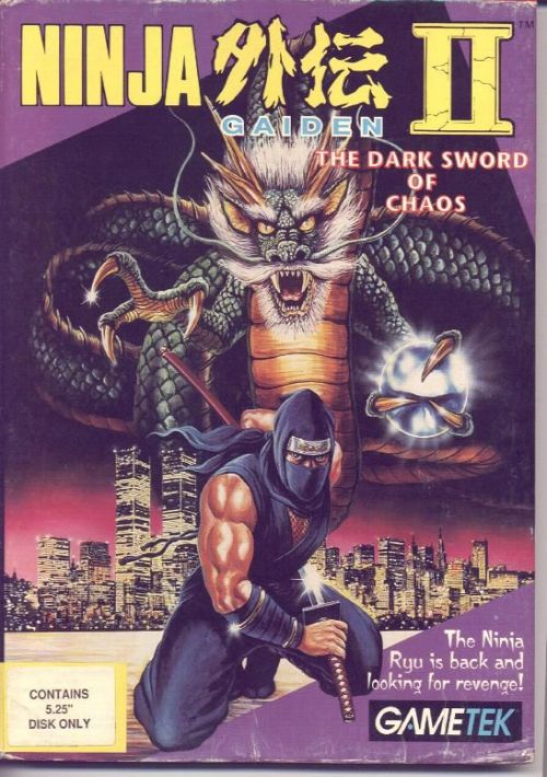 Ninja Gaiden II - The Dark Sword Of Chaos_Disk2 game thumb