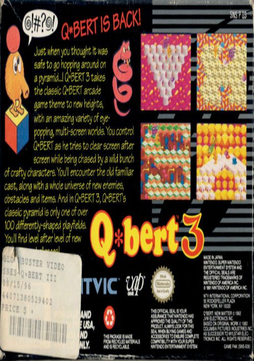 Q-bert 3 game thumb