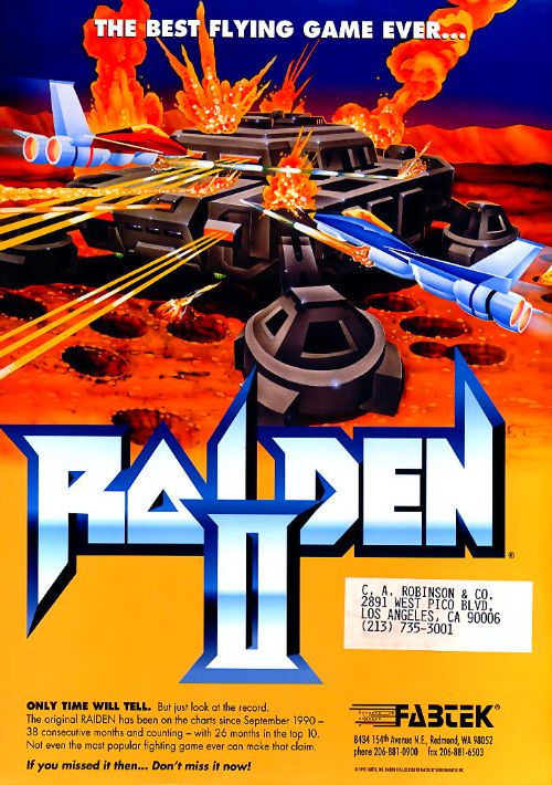 Raiden II (US, set 1) game thumb