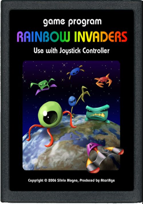 Rainbow Invaders (non-playable Demo) (PD) game thumb