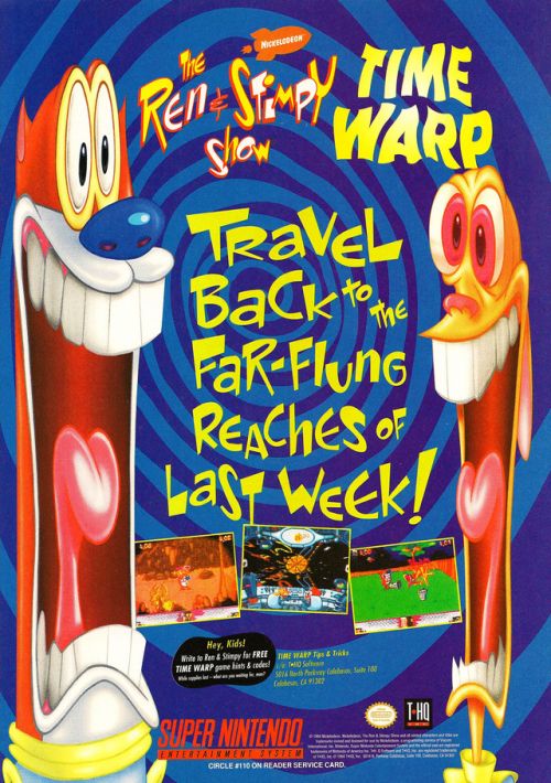 Ren & Stimpy Show, The - Time Warp game thumb